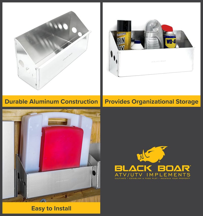 Black Boar Aluminum Small Universal Storage Container for Enclosed Trailer/Garage | Holds a Number of Items While in Transit or at Home | Durable Construction | Easy to Install (66114) - Image 2
